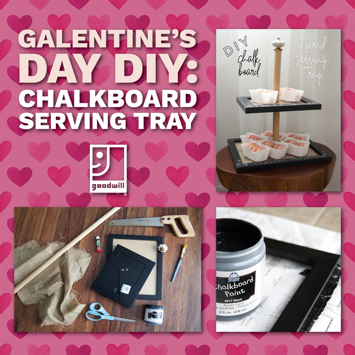 galentine's day diy chalkbaord tray blog image