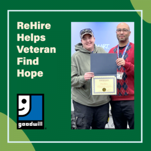 ReHire Helps Veteran Find Hope blog post featured image