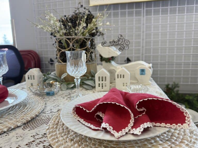 Kate Clapp creates a tablescape with decor from Goodwill Highlands Ranch
